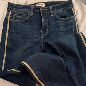 L’agence Margot Jeans with Side Gold Stripe